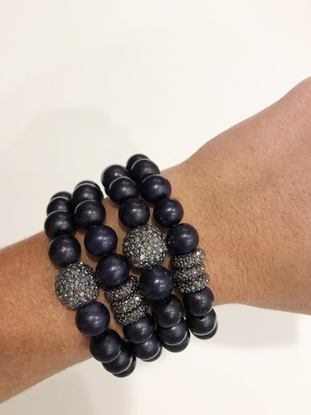 Boho Beads Brooklyn Bracelet Stacks
Color: Black